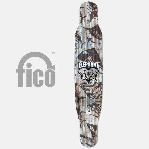 [돌돌] fico_Longboard_12 익스트림 낚시 브랜드 피코 물고기 캐릭터 그래픽 디자인 그래피티 롱보드 스티커 스킨 데칼