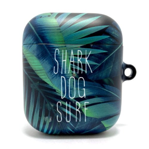 [돌돌컴퍼니] Shark dog-AirPods-case-02 불독아빠 상어엄마 에서 태어난 샤크독 서핑 하와이 야자수 그래피티 캐릭터 그래픽 디자인 돌돌 디자이너 에어팟 케이스