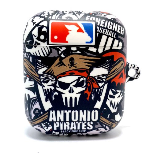 [돌돌컴퍼니] Antonio-Pirate-AirPods-case-01 안토니오 파이럿츠 야구 해적단 외인구단 캐릭터 그래픽 디자인 돌돌 디자이너 에어팟 케이스