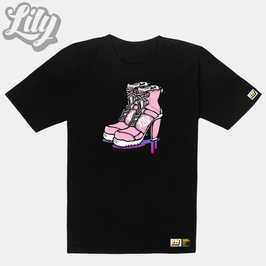 [돌돌] Lily-tshirts-05 러블리 릴리 여자 북극곰 스노우보드 선수 익스트림 캐릭터 그래픽 디자인 티셔츠 티