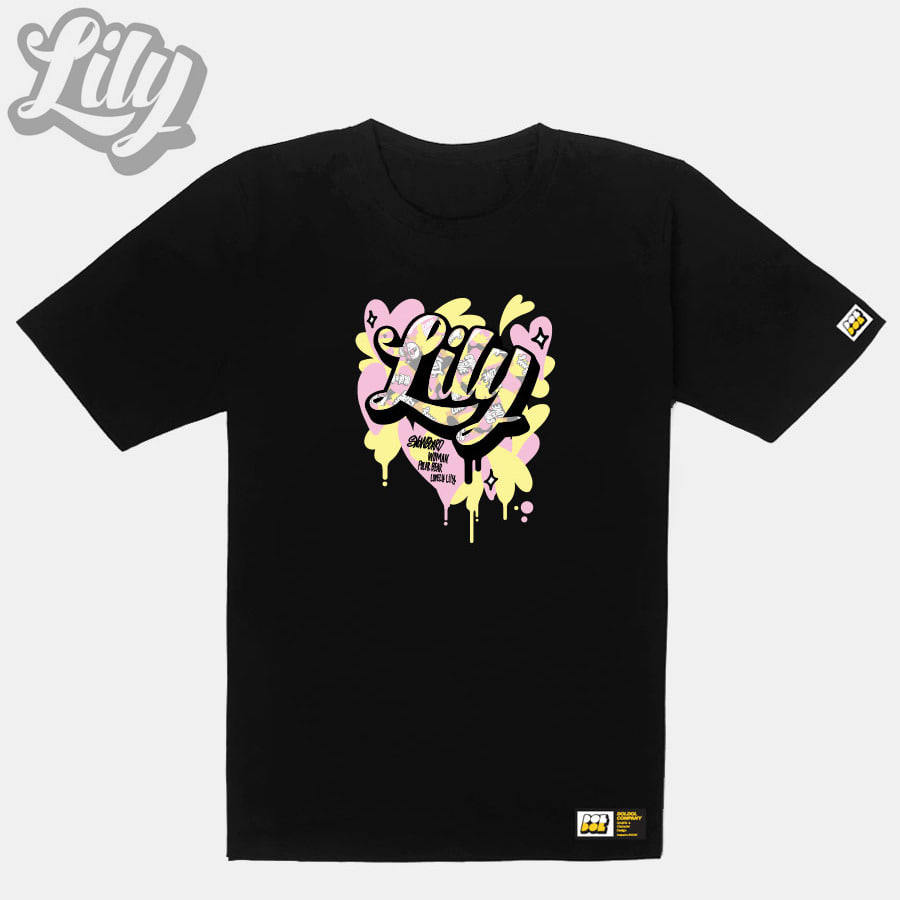 [돌돌] Lily-tshirts-01 러블리 릴리 여자 북극곰 스노우보드 선수 익스트림 캐릭터 그래픽 디자인 티셔츠 티
