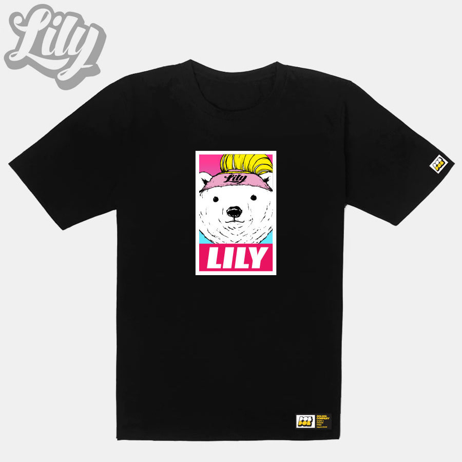 [돌돌] Lily-tshirts-08 러블리 릴리 여자 북극곰 스노우보드 선수 익스트림 캐릭터 그래픽 디자인 티셔츠 티