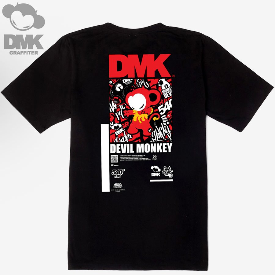 [돌돌] DMK_T-shirts_75 그래피티 아티스트 데빌몽키 DMK 사이버펑크 스타일 캐릭터 그래픽 디자인 티셔츠 반팔티 티