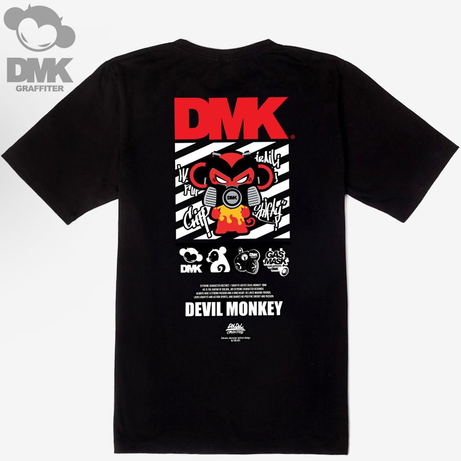 [돌돌] DMK_T-shirts_73 그래피티 아티스트 데빌몽키 DMK 사이버펑크 스타일 캐릭터 그래픽 디자인 티셔츠 반팔티 티