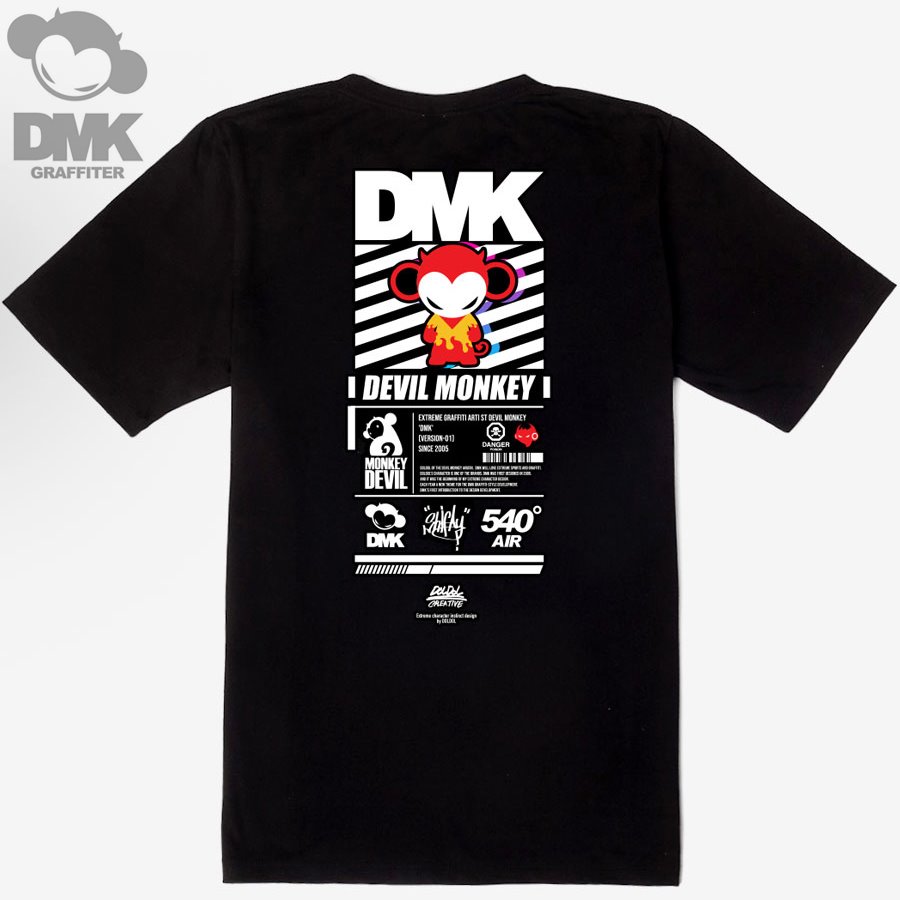 [돌돌] DMK_T-shirts_70 그래피티 아티스트 데빌몽키 DMK 사이버펑크 스타일 캐릭터 그래픽 디자인 티셔츠 반팔티 티