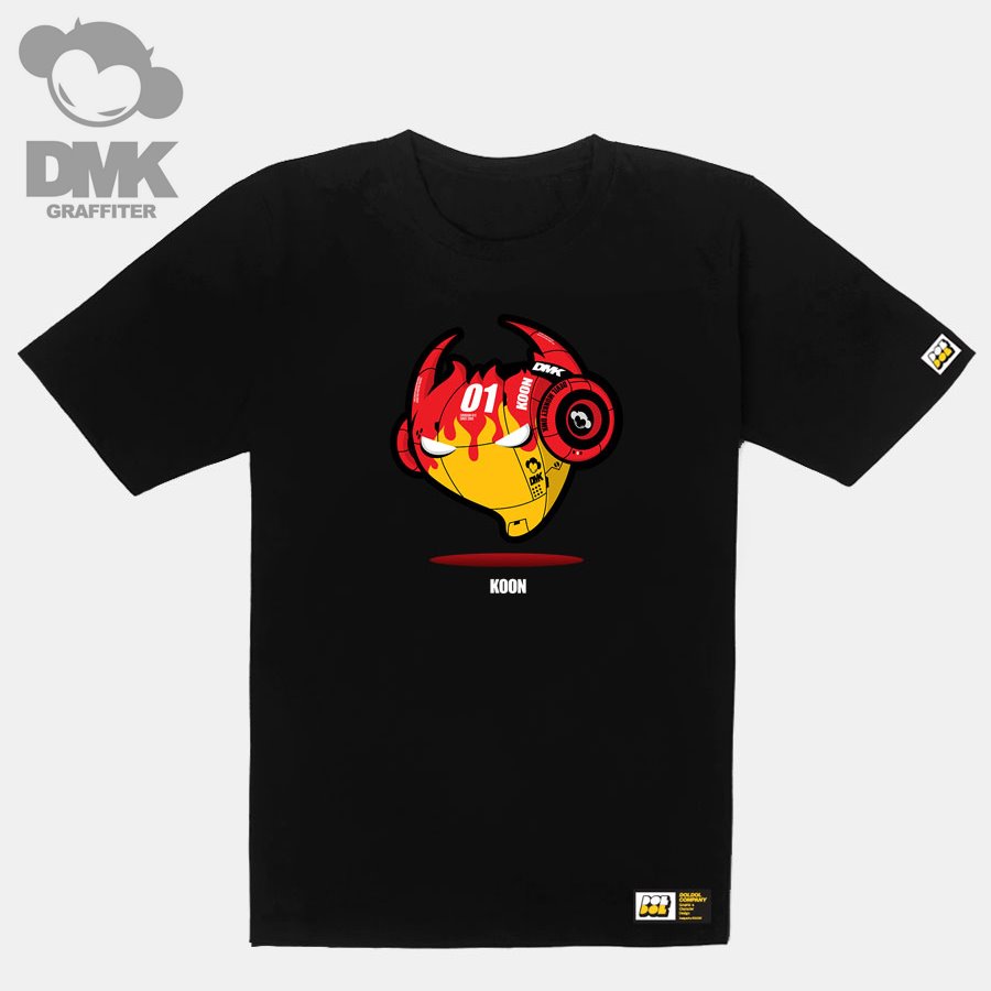 [돌돌] DMK_T-shirts_67 그래피티 아티스트 데빌몽키 DMK 사이버펑크 스타일 캐릭터 그래픽 디자인 티셔츠 반팔티 티
