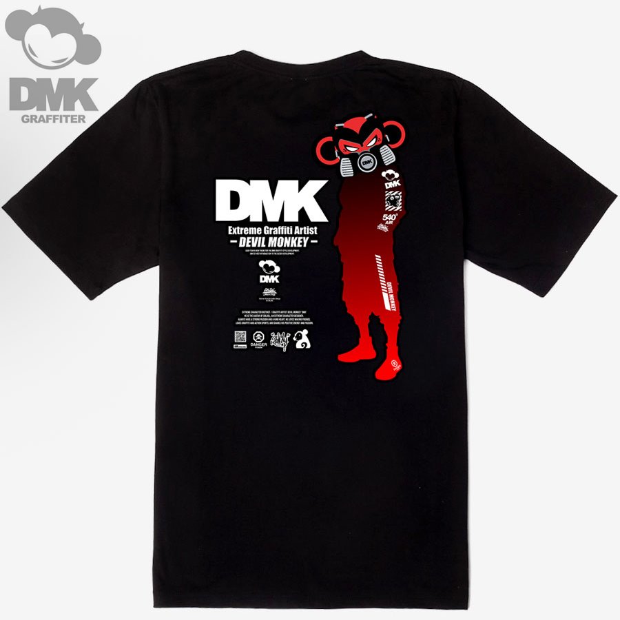 [돌돌] DMK_T-shirts_103 그래피티 아티스트 데빌몽키 DMK 사이버펑크 스타일 캐릭터 그래픽 디자인 티셔츠 반팔티 티