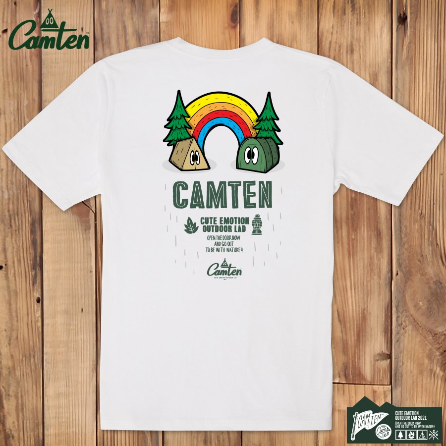 [캠텐] Camten-tshirts-14 감성 캠핑 브랜드 캠텐 캐릭터 그래픽 티셔츠 반팔티
