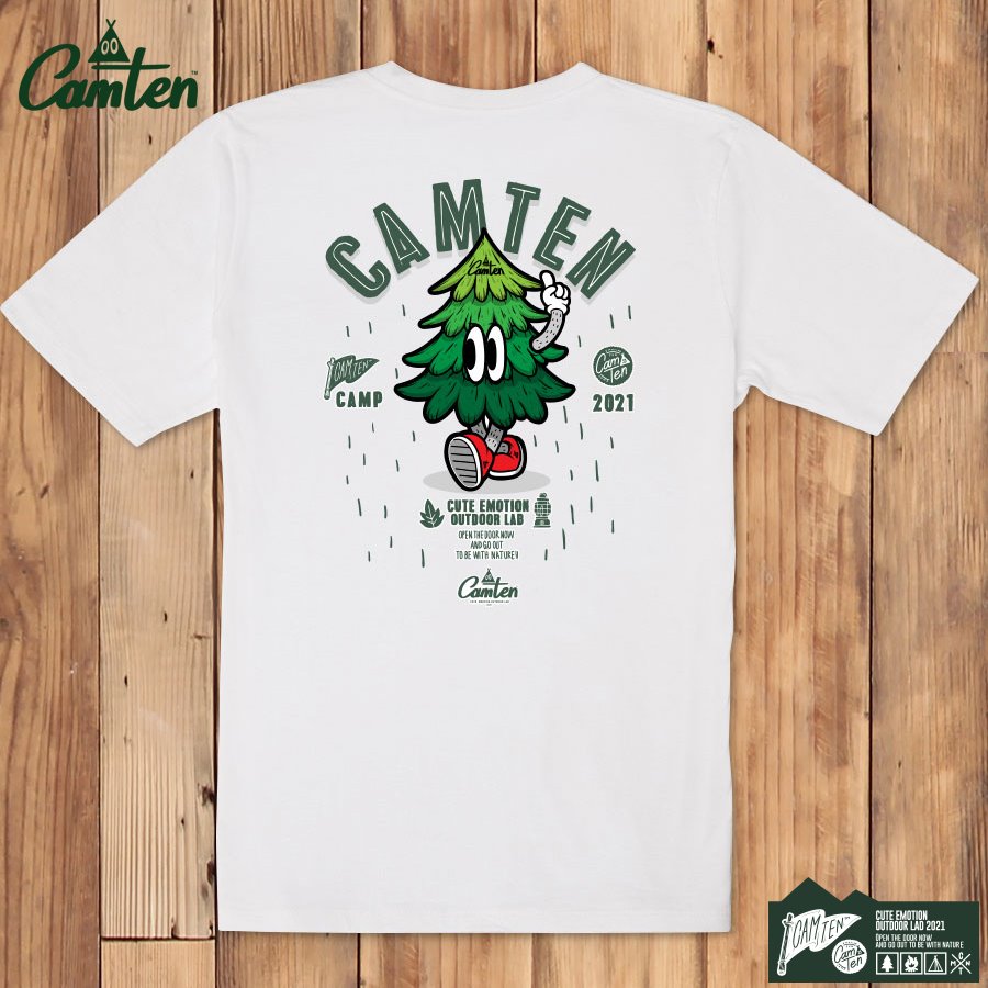 [캠텐] Camten-tshirts-33 감성 캠핑 브랜드 캠텐 캐릭터 그래픽 티셔츠 반팔티