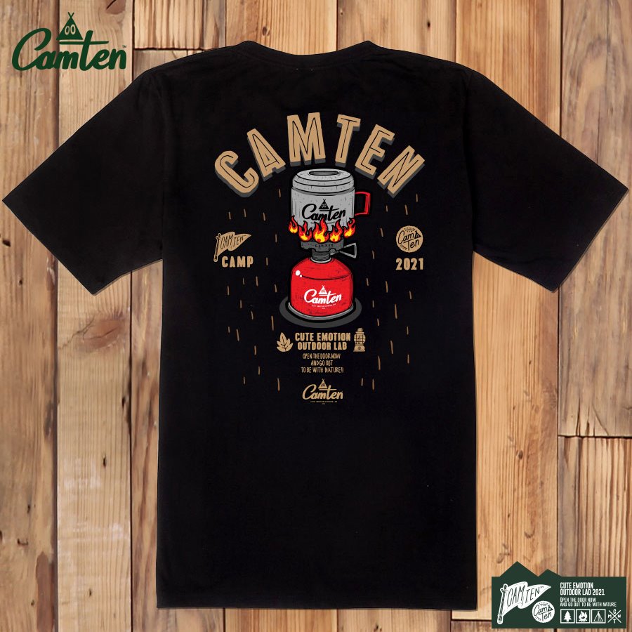 [캠텐] Camten-tshirts-47 감성 캠핑 브랜드 캠텐 캐릭터 그래픽 티셔츠 반팔티
