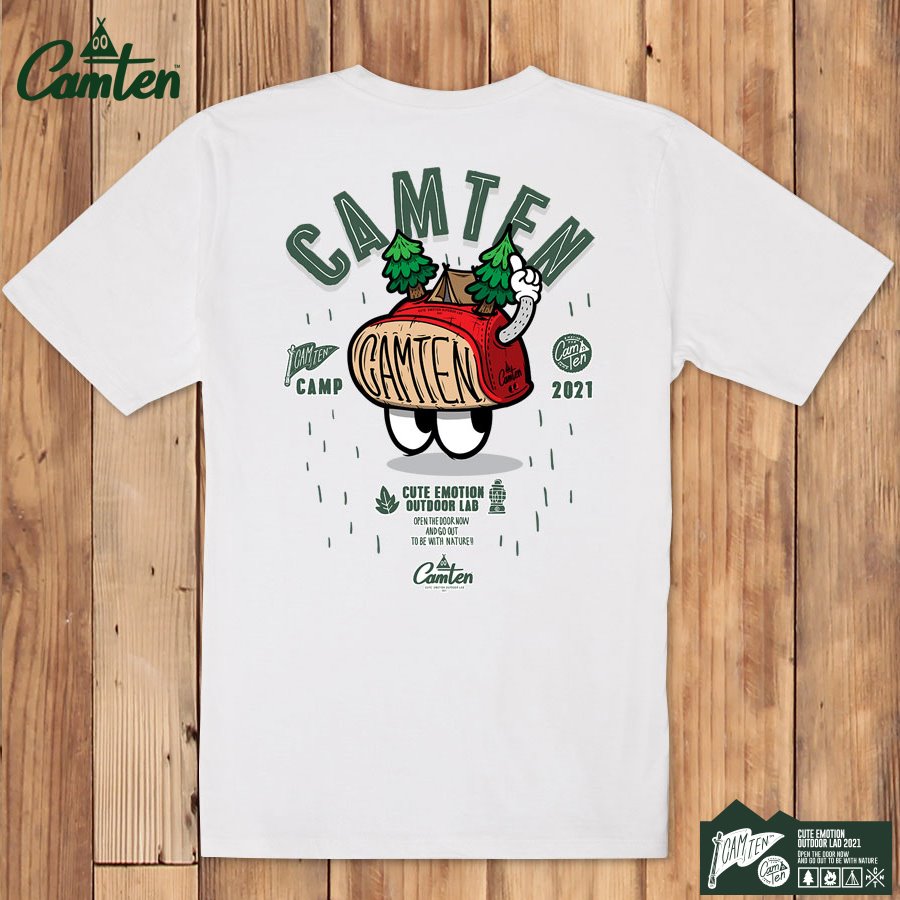 [캠텐] Camten-tshirts-31 감성 캠핑 브랜드 캠텐 캐릭터 그래픽 티셔츠 반팔티