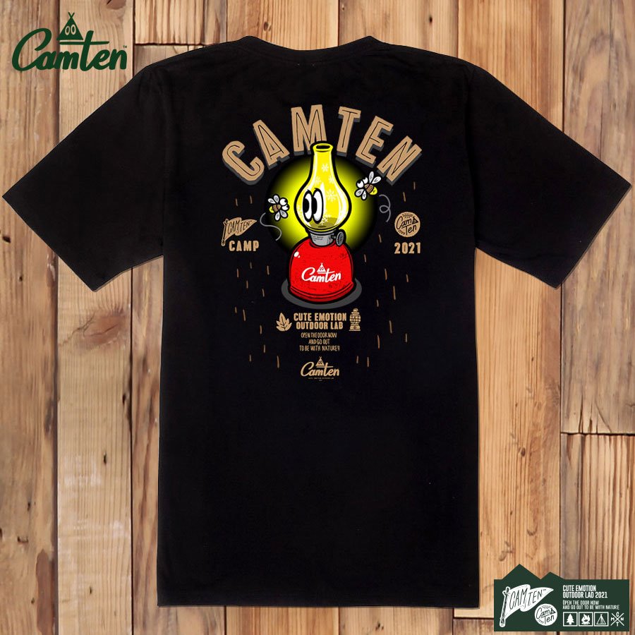 [캠텐] Camten-tshirts-24 감성 캠핑 브랜드 캠텐 캐릭터 그래픽 티셔츠 반팔티
