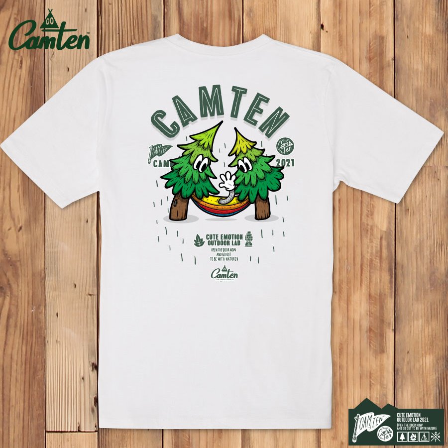 [캠텐] Camten-tshirts-48 감성 캠핑 브랜드 캠텐 캐릭터 그래픽 티셔츠 반팔티