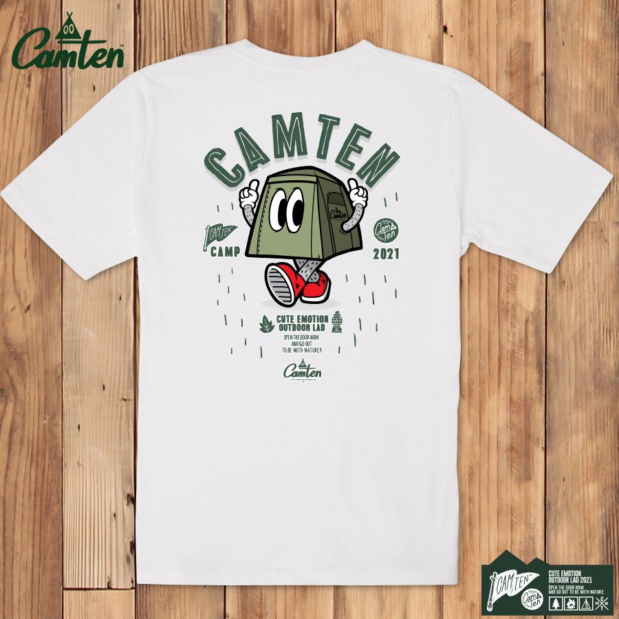 [캠텐] Camten-tshirts-19 감성 캠핑 브랜드 캠텐 캐릭터 그래픽 티셔츠 반팔티