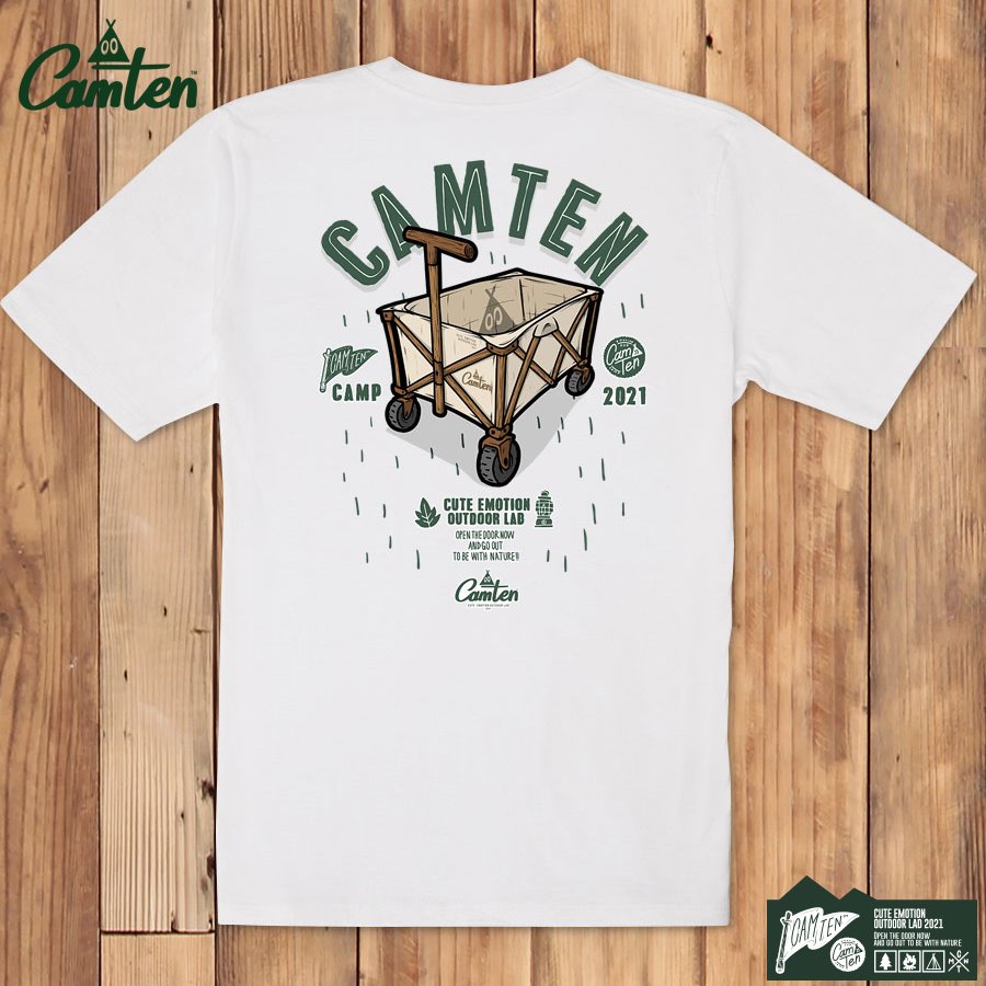 [캠텐] Camten-tshirts-27 감성 캠핑 브랜드 캠텐 캐릭터 그래픽 티셔츠 반팔티