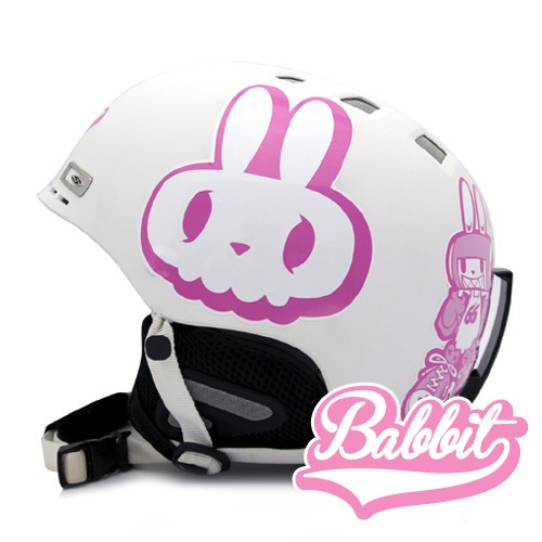 [그래피커] 0005-Bike Rabbit-Helmet-03  바빗런 토끼 스노우보드 헬멧 튜닝 스티커 스킨 데칼