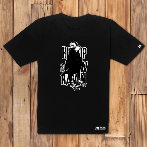[돌돌컴퍼니] RAVEN_T-shirts_13 힙합 크로우 라벤 까마귀 그래피티 익스트림 캐릭터 티셔츠 반팔티