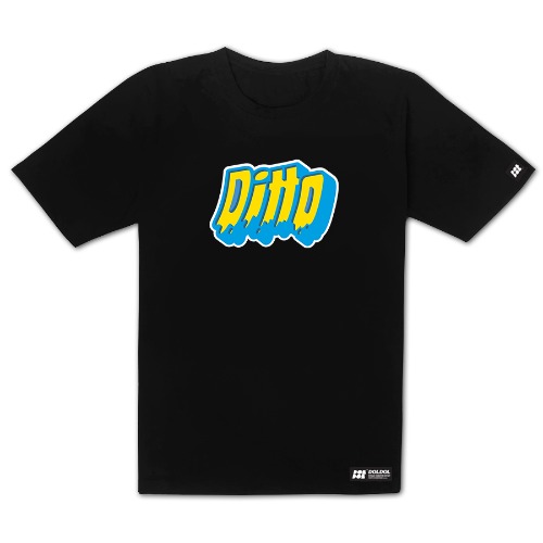 [돌돌] DITTO_T-shirts_09 그래피티 아이스 펭귄 디또 캐릭터 그래픽 티셔츠