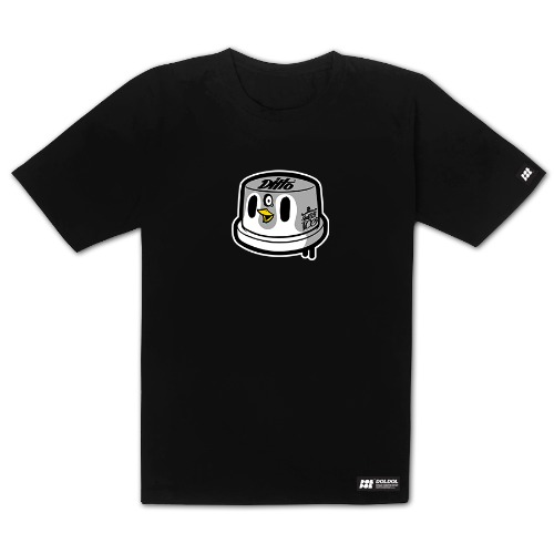 [돌돌] DITTO_T-shirts_07 그래피티 아이스 펭귄 디또 캐릭터 그래픽 티셔츠