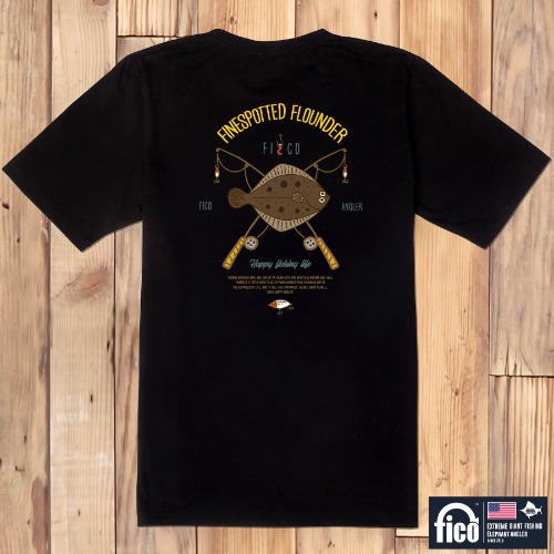 [돌돌] FICO-tshirts-235 익스트림 낚시 브랜드 피코 시즌2 한국 어종 캐릭터 그래픽 디자인 티셔츠 반팔티