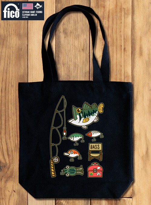 [돌돌컴퍼니] fico-canvas-bag-16 익스트림 낚시 브랜드 fico 피코 캐릭터 디자인 그래픽 컨버스백 에코백 패션 가방
