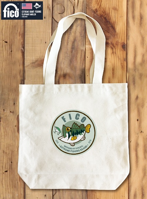 [돌돌컴퍼니] fico-canvas-bag-26 익스트림 낚시 브랜드 fico 피코 캐릭터 디자인 그래픽 컨버스백 에코백 패션 가방