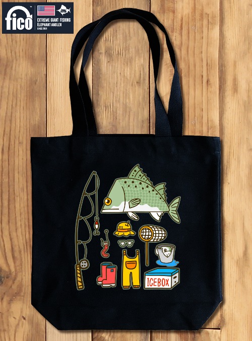 [돌돌컴퍼니] fico-canvas-bag-20 익스트림 낚시 브랜드 fico 피코 캐릭터 디자인 그래픽 컨버스백 에코백 패션 가방