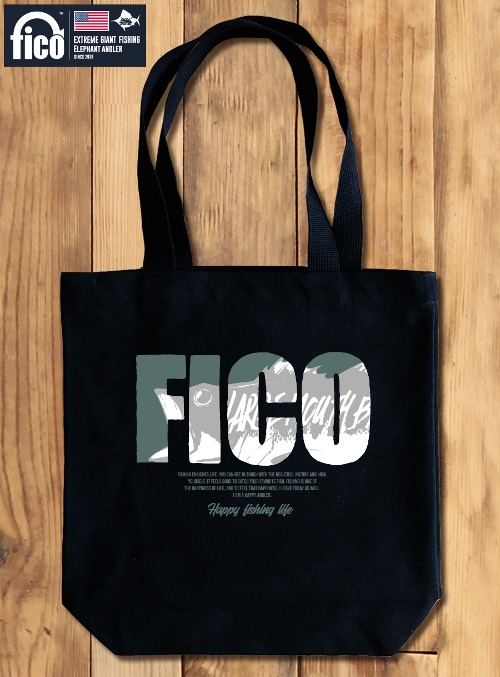 [돌돌컴퍼니] fico-canvas-bag-25 익스트림 낚시 브랜드 fico 피코 캐릭터 디자인 그래픽 컨버스백 에코백 패션 가방