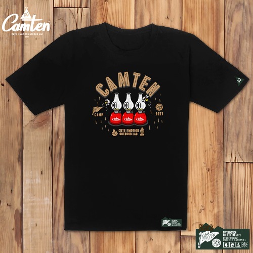 [캠텐] Camten-tshirts-63 감성 캠핑 브랜드 캠텐 캐릭터 그래픽 티셔츠 반팔티