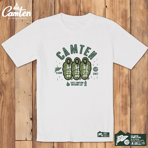 [캠텐] Camten-tshirts-68 감성 캠핑 브랜드 캠텐 캐릭터 그래픽 티셔츠 반팔티