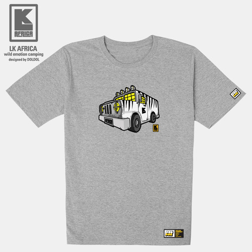 [돌돌컴퍼니] LK AFRICA-T-08 엘케이 아프리카 그래피티 캐릭터 디자인 캠핑 티셔츠