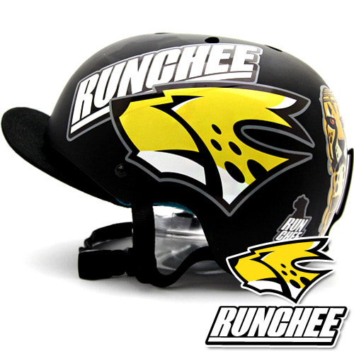 [그래피커] 0026-RUNCHEE-Helmet-01 런치 치타 헬멧 튜닝 스티커