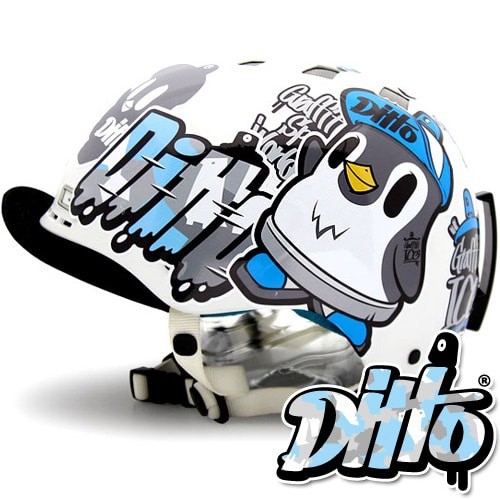 [그래피커] 0023-Ditto-Helmet-01  헬멧 튜닝 스티커