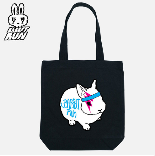 [돌돌] bike-rabbit-canvas-bag-01 바이크 라빗 런닝 토끼 캐릭터 캔버스백 가방 