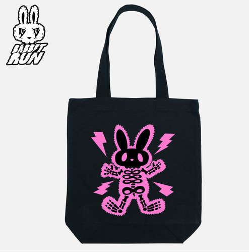[돌돌] bike-rabbit-canvas-bag-04 바이크 라빗 런닝 토끼 캐릭터 디자인 캔버스백 가방 