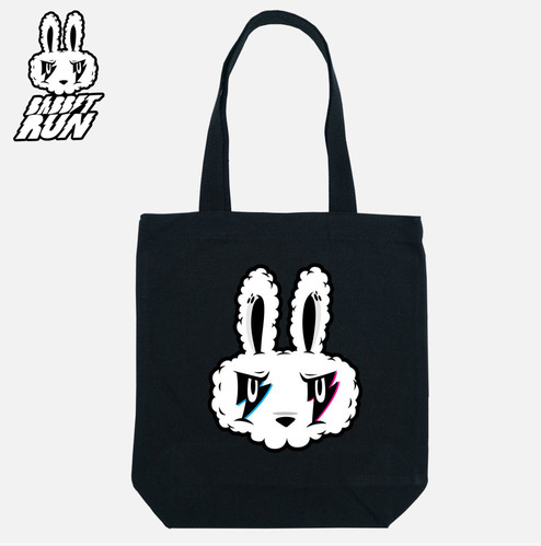 [돌돌] bike-rabbit-canvas-bag-05 바이크 라빗 런닝 토끼 캐릭터 디자인 캔버스백 가방 