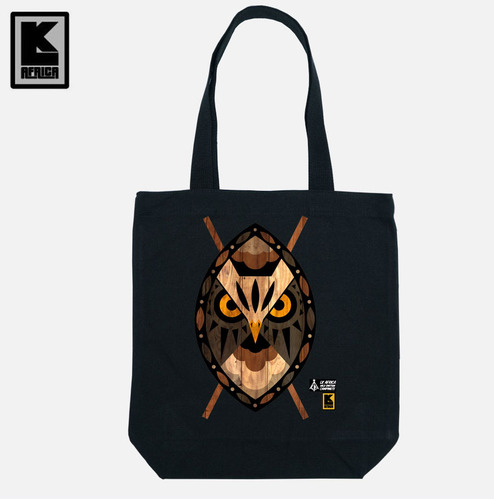 [돌돌] LK-AFRICA-canvas-bag-04 엘케이 아프리카 캠핑 아웃도어 부엉이 캐릭터 디자인 캔버스백 가방 