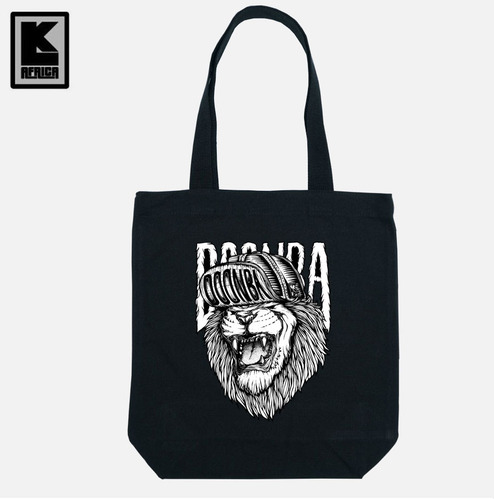 [돌돌] LK-AFRICA-canvas-bag-05 엘케이 아프리카 캠핑 아웃도어 사자 캐릭터 디자인 캔버스백 가방 