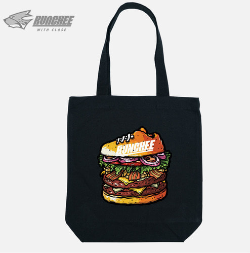 [돌돌] RUNCHEE-canvas-bag-01 런닝 치타 런치 캐릭터 디자인 캔버스백 가방 