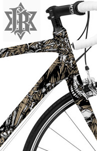 [그래피커] Black Lucifer-bike-01 자전거 프레임 스티커