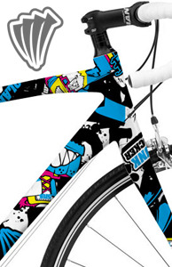 [그래피커] SNUK-bike-01 자전거 프레임 스티커