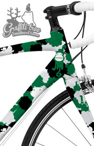[그래피커] Graffiti tree-bike-01 자전거 프레임 스티커