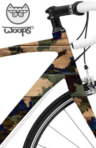 [그래피커] WOOPS-bike-04 자전거 프레임 스티커
