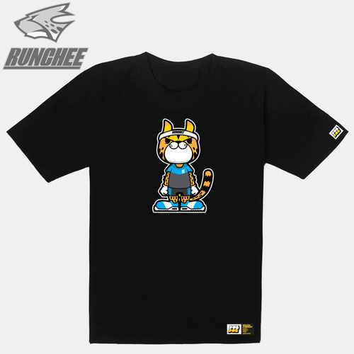 [돌돌] RUNCH-T-05 런닝 치타 런치 캐릭터 그래픽 일러스트 티셔츠 