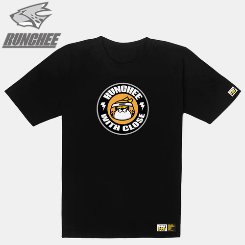 [돌돌] RUNCH-T-06 런닝 치타 런치 캐릭터 그래픽 일러스트 티셔츠 