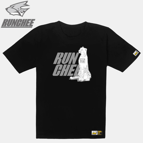 [돌돌] RUNCH-T-18 런닝 치타 런치 캐릭터 그래픽 티셔츠 