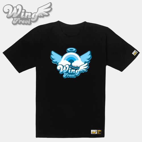 [돌돌] Wing-frevi_T-shirts_03 윙프레비 천사 원숭이 캐릭터 티셔츠 