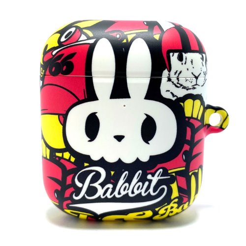 [돌돌컴퍼니] Bike-rabbit-AirPods-case-01 오토바이 스쿠터 토끼 바이크라빗 바빗 캐릭터 그래픽 디자인 돌돌 디자이너 에어팟 케이스