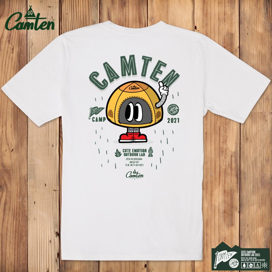 [캠텐] Camten-tshirts-17 감성 캠핑 브랜드 캠텐 캐릭터 그래픽 티셔츠 반팔티