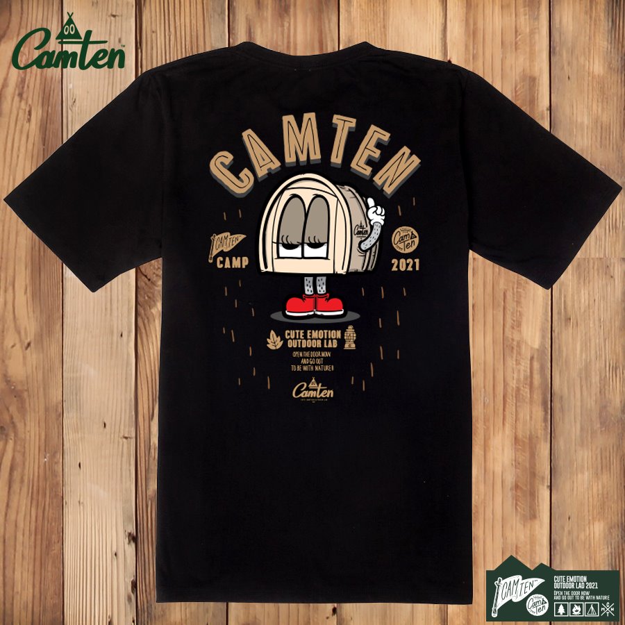 [캠텐] Camten-tshirts-18 감성 캠핑 브랜드 캠텐 캐릭터 그래픽 티셔츠 반팔티